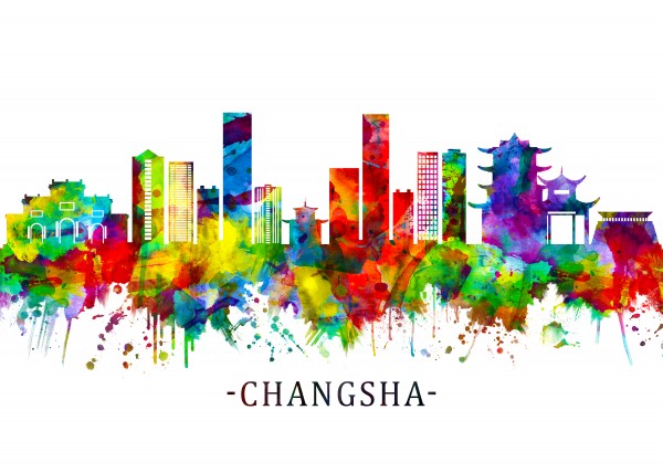 Changsha China Skyline by Towseef Dar