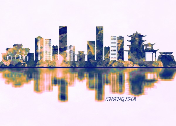 Changsha Skyline by Towseef Dar