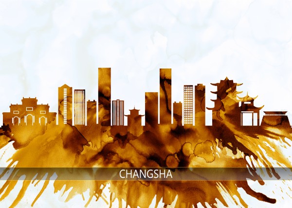 Changsha China Skyline by Towseef Dar