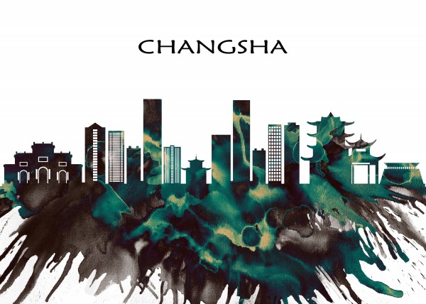 Changsha Skyline by Towseef Dar