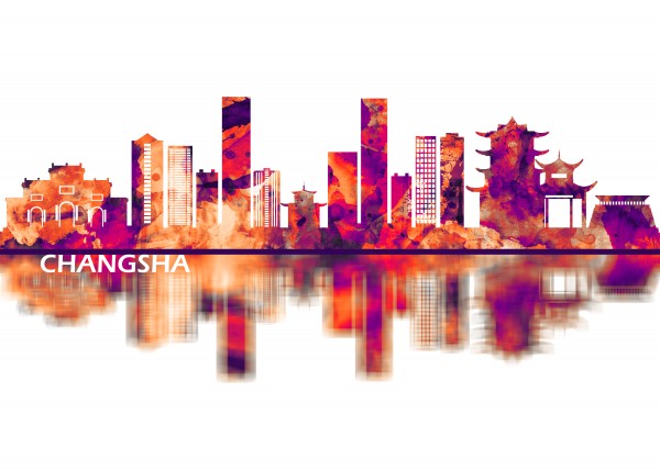Changsha China Skyline by Towseef Dar