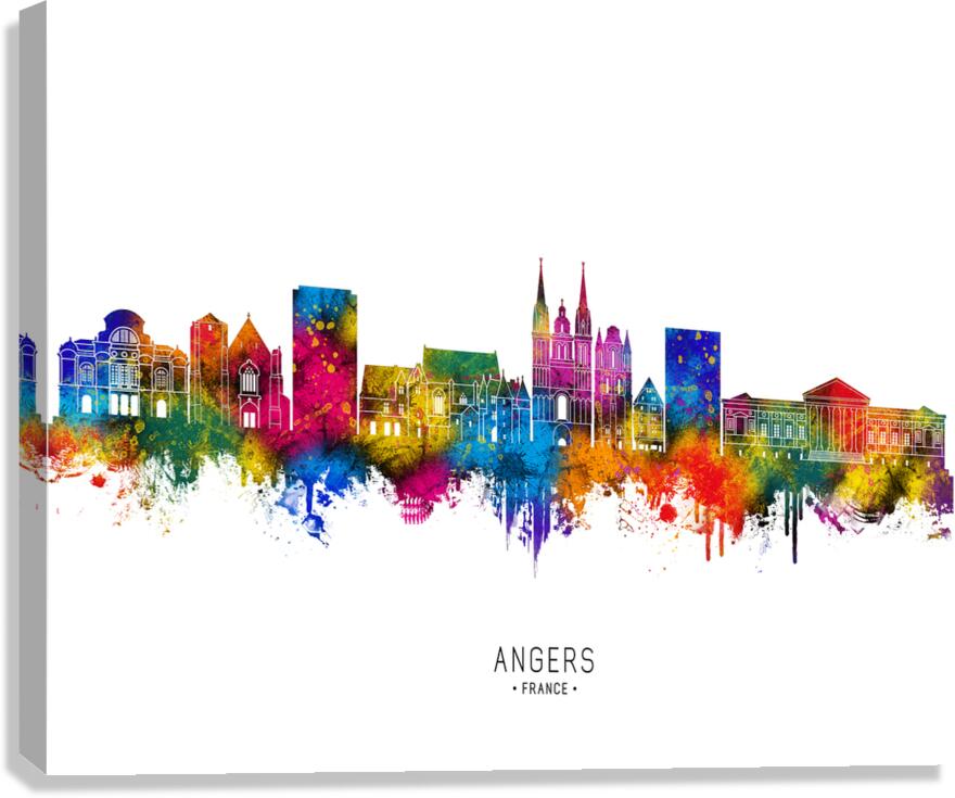 Angers France Skyline Canvas Print