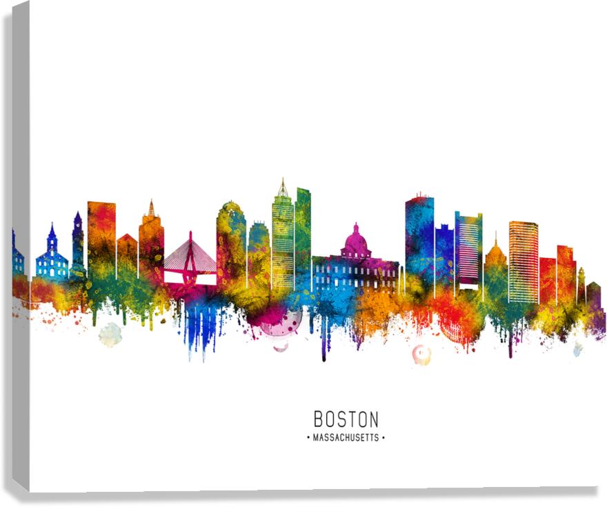 Boston Massachusetts Skyline Canvas Print