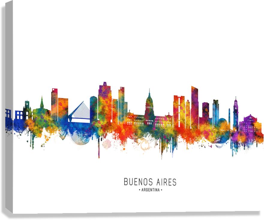 Buenos Aires Argentina Skyline Canvas Print