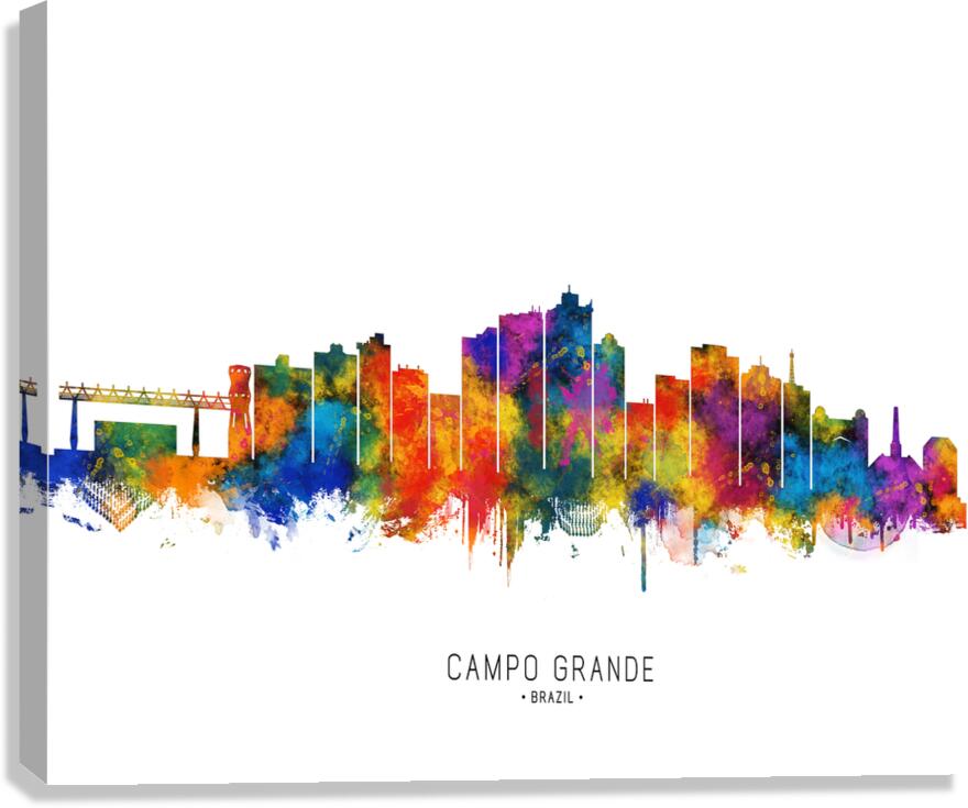 Campo Grande Brazil Skyline Canvas Print
