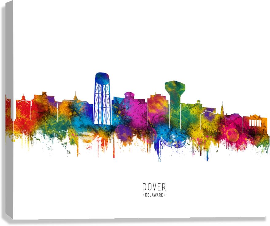 Dover Delaware Skyline Canvas Print