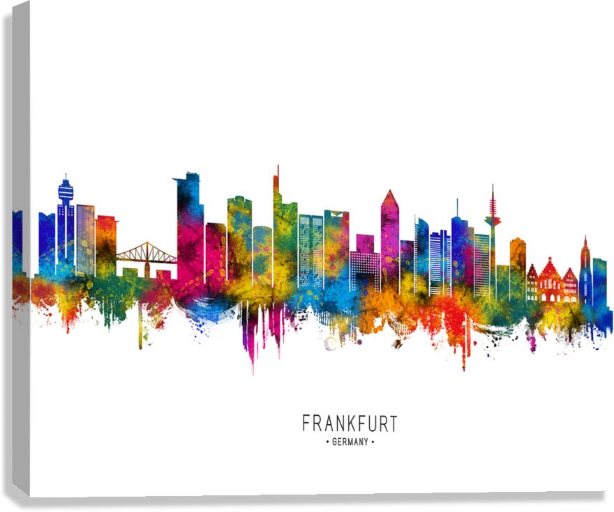 Frankfurt Germany Skyline Canvas Print