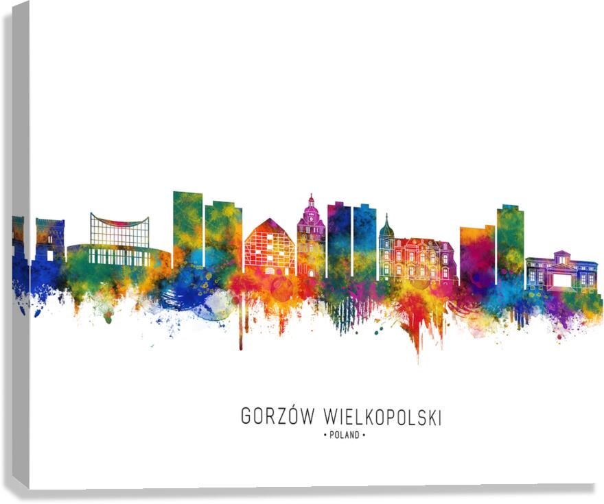 Gorzow Wielkopolski Poland Skyline Canvas Print