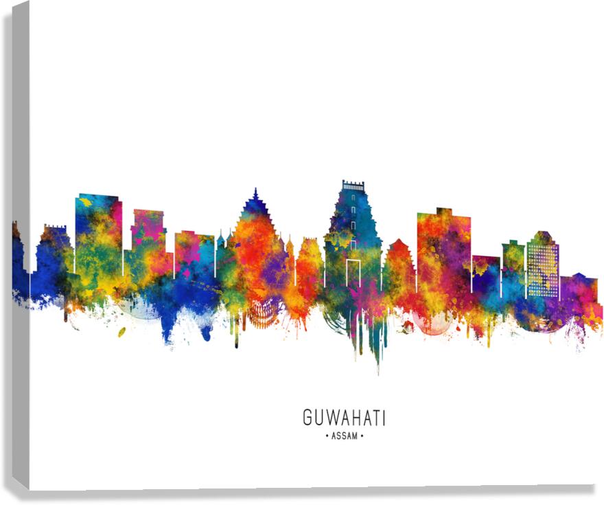 Guwahati Assam Skyline Canvas Print