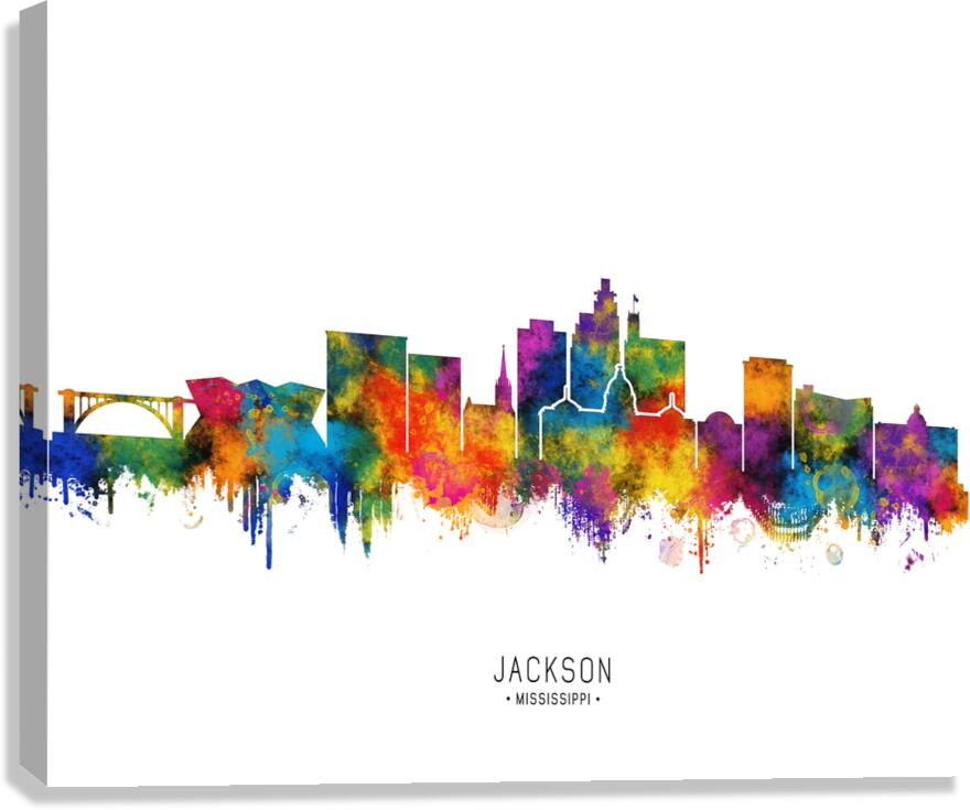 Jackson USA Skyline Canvas Print