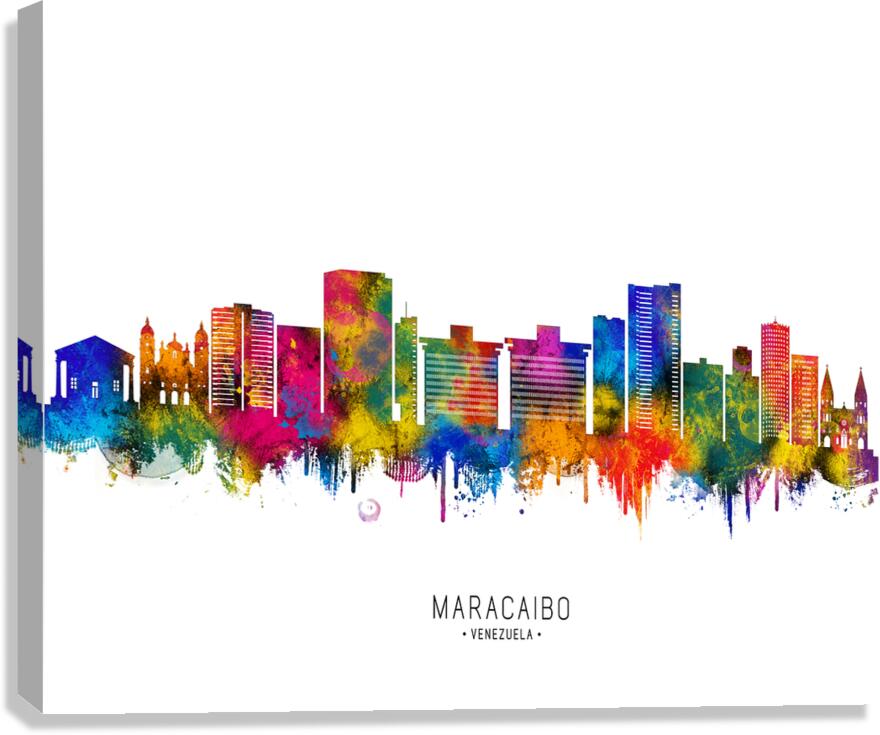 Maracaibo Venezuela Skyline Canvas Print