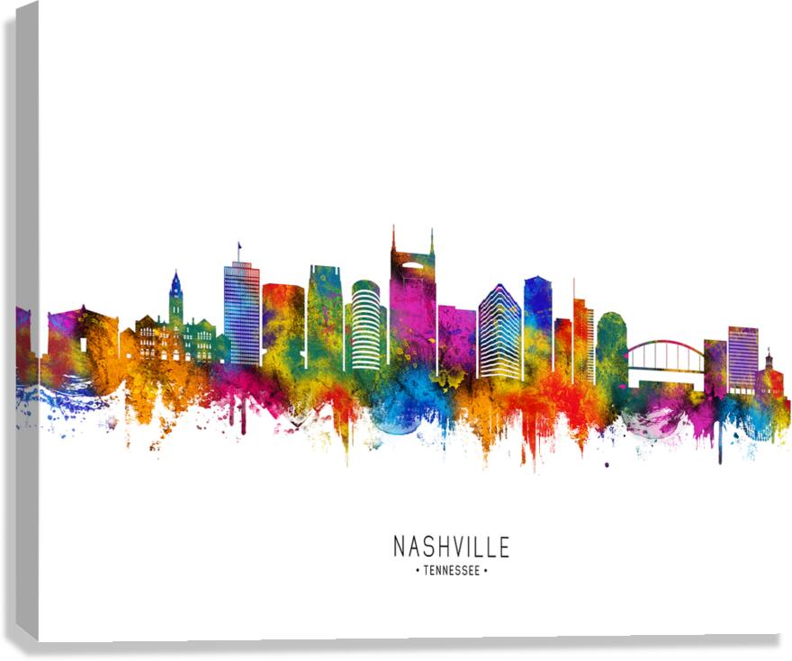 Nashville Tennessee Skyline Canvas Print