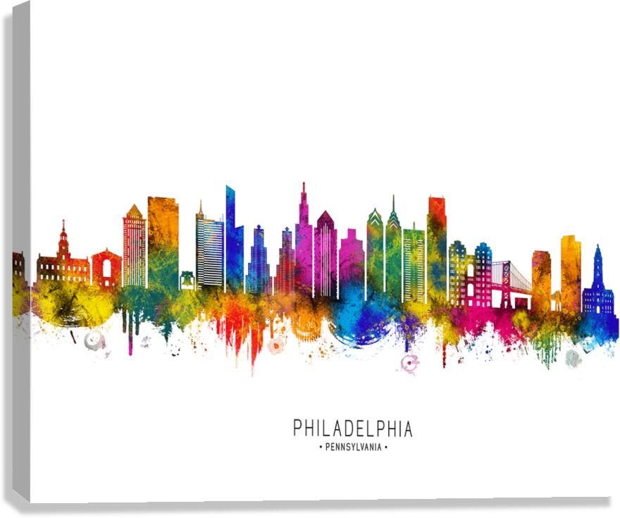 Philadelphia Pennsylvania Skyline Canvas Print