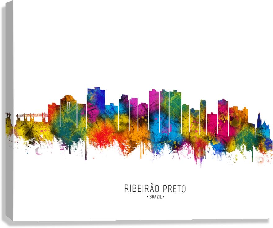 Ribeirao Preto Brazil Skyline Canvas Print