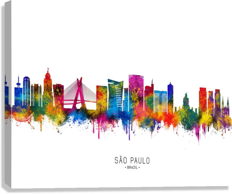 Sao Paulo Brazil Skyline Canvas Print