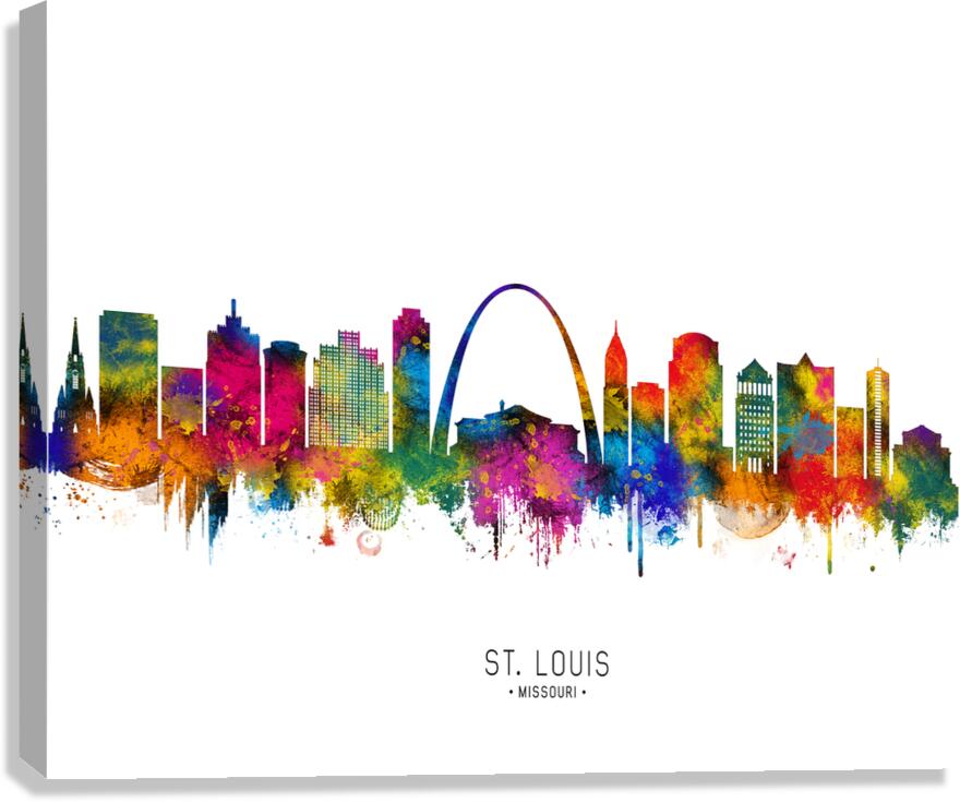 St. Louis Missouri Skyline Canvas Print