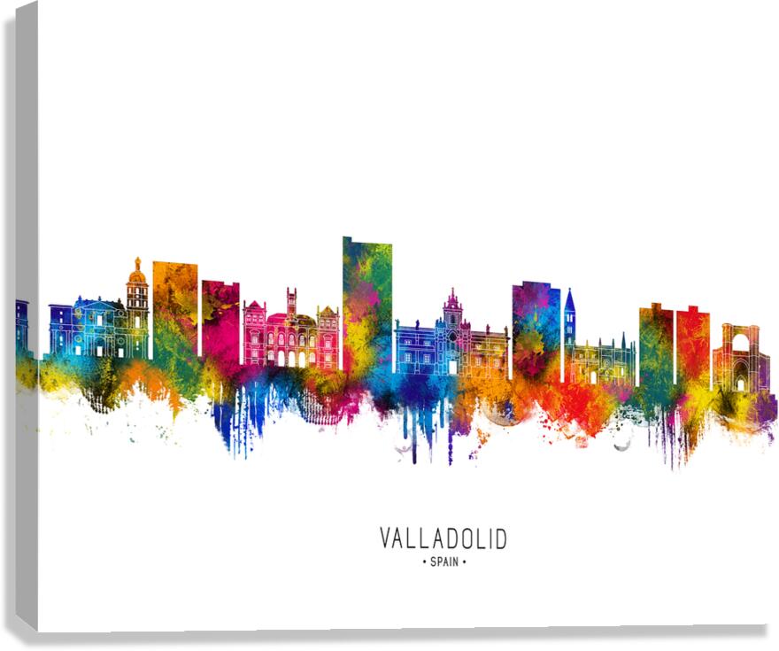 Valladolid Spain Skyline Canvas Print