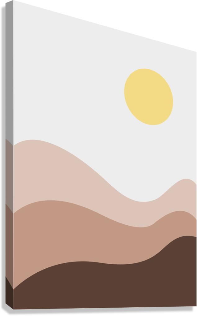 Minimalist art painting. a Canvas Print