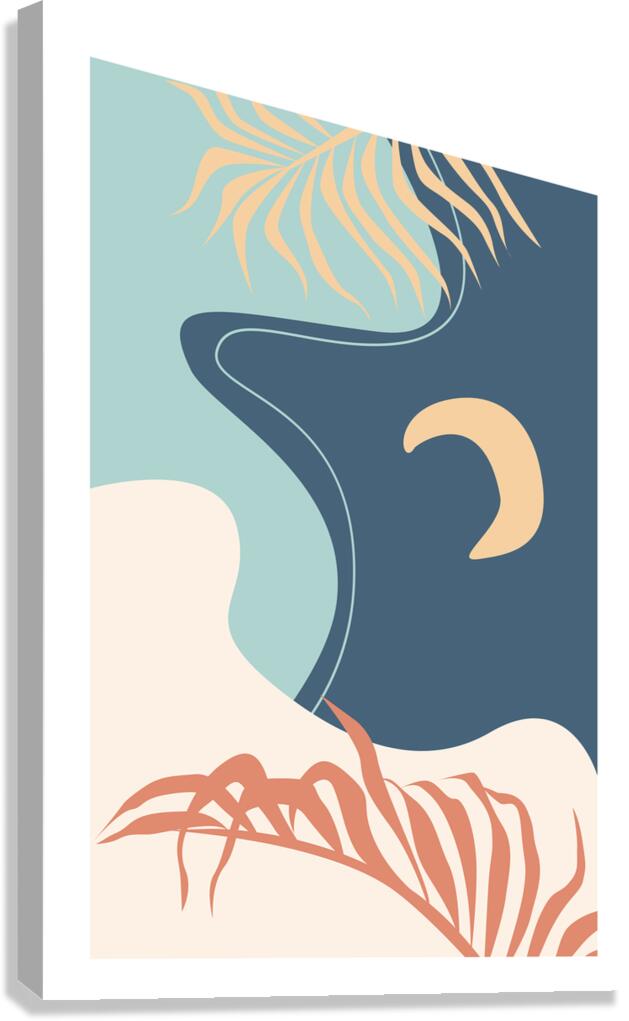 Abstract colorful landscape. b Canvas Print