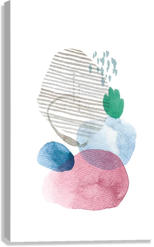 Modern acrylic design. b Canvas Print