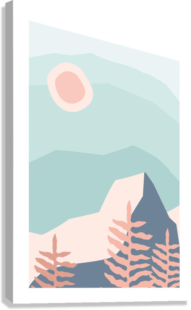 Colorful landscape. b Canvas Print