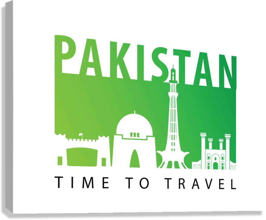 Travel to Pakistan Canvas Print