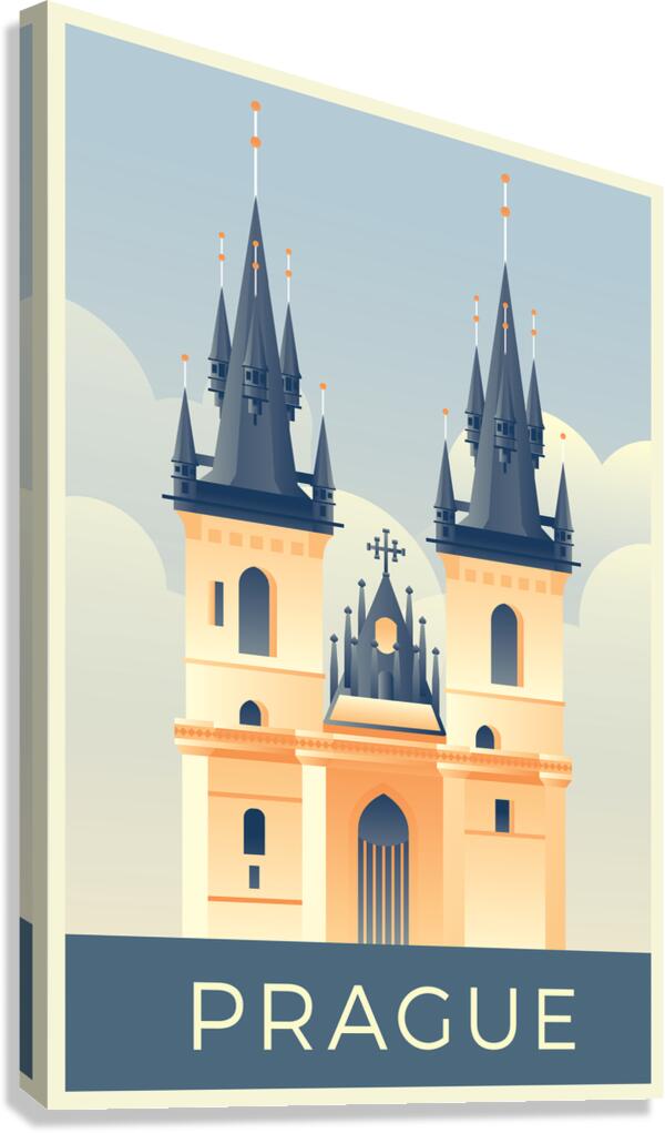 Prague city  Canvas Print