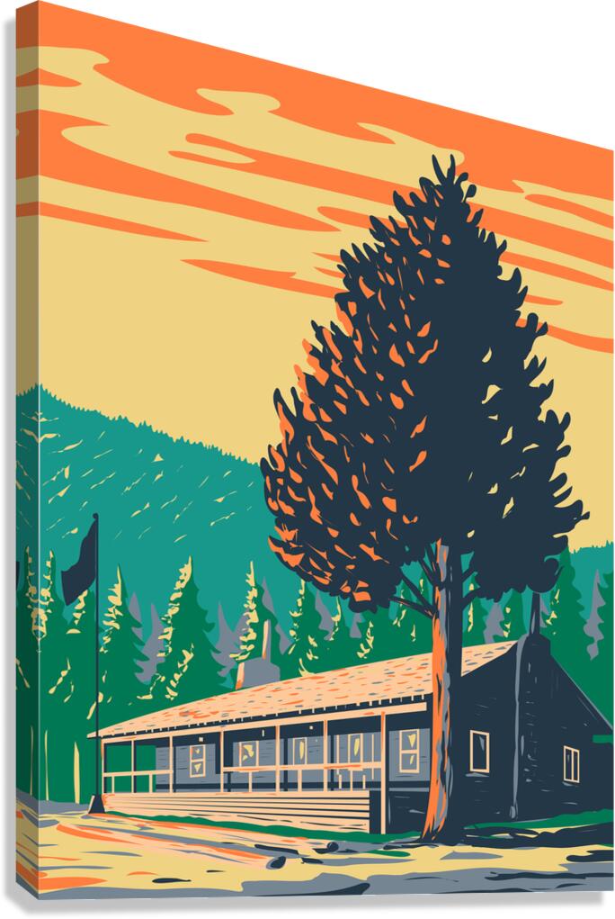 Roosevelt Lodge Canvas Print