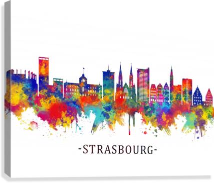 Strasbourg France Skyline by Towseef Dar Wall Art