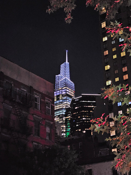 Manhattan nights light Print