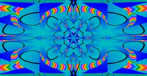 Blue Psychedelic Lotus