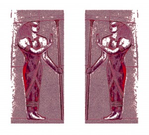 Egyptian Priests In Ruby Red 1