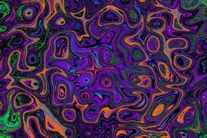 Purple Chaos Fire  Stone