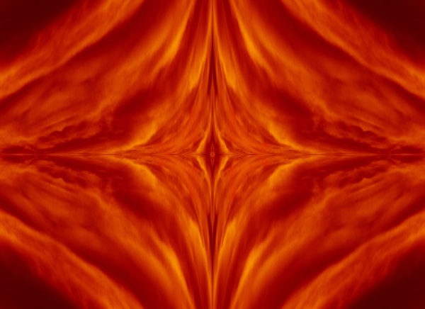 Abstract Sun  Print