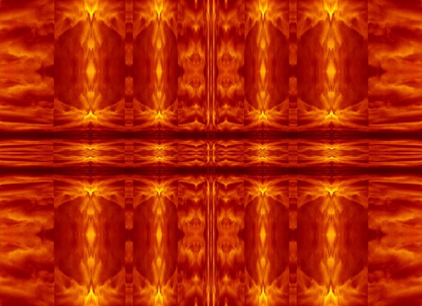 Abstract  Sunset  Print