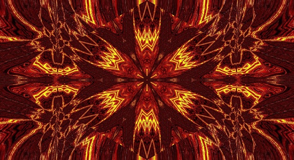 Aztec Sun Fire 43 Print