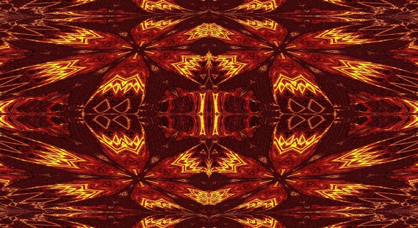 Aztec Sun Fire 48 Print