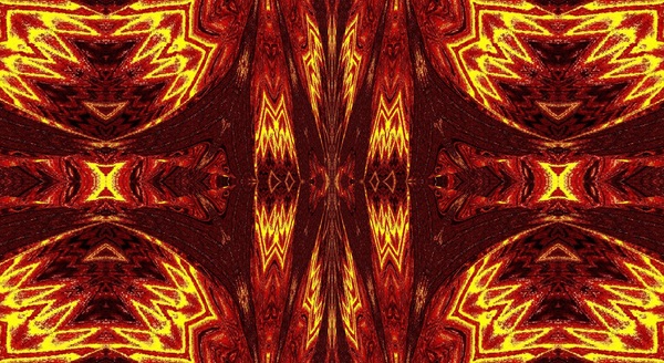 Aztec Sun Fire 49 Print