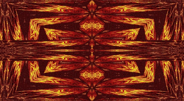 Aztec Sun Fire 68 Print
