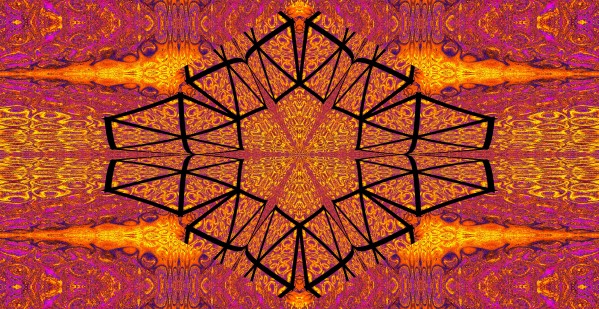 Fire Light Lotus Print