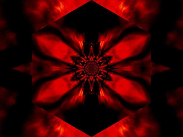 Fire Lotus Red 2 Print