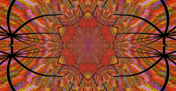 Lotus Light Wave Print