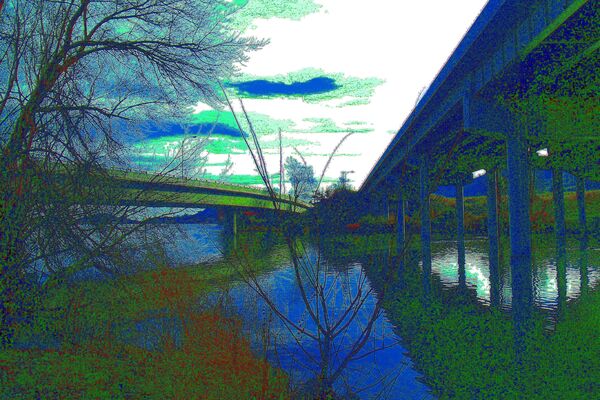 The Lake In Spring  Print