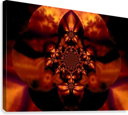 Fire Orchid 1 Canvas Print