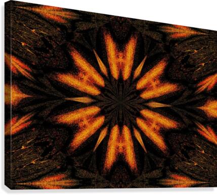 Night Dandelion Canvas Print