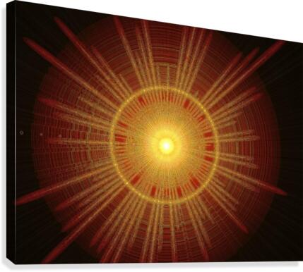 Dark Sun 2  Canvas Print