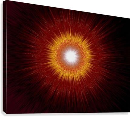 Dark Sunshine 2  Canvas Print