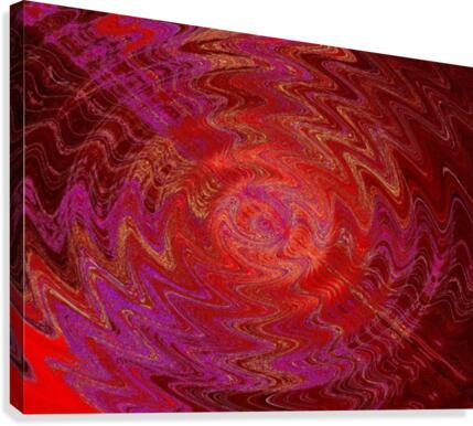 Digital Waves 1 Canvas Print