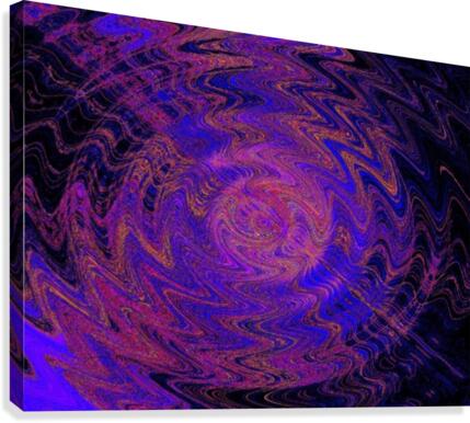 Digital Waves 4 Canvas Print