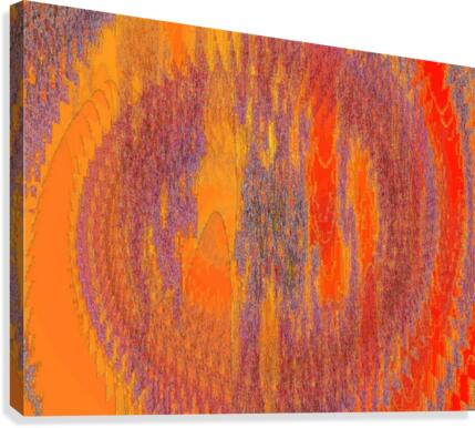Orange Experiment 1  Canvas Print